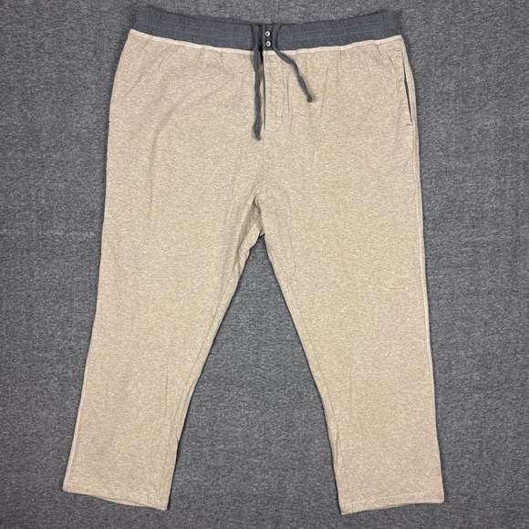 Carbon 2 Cobalt Sweatpants Men XXL Lounge Pajama Bottom Stretch Beige Drawstring - Picture 2 of 12